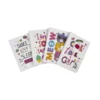 Agenda de notas con broche blanca style X 12 unidades