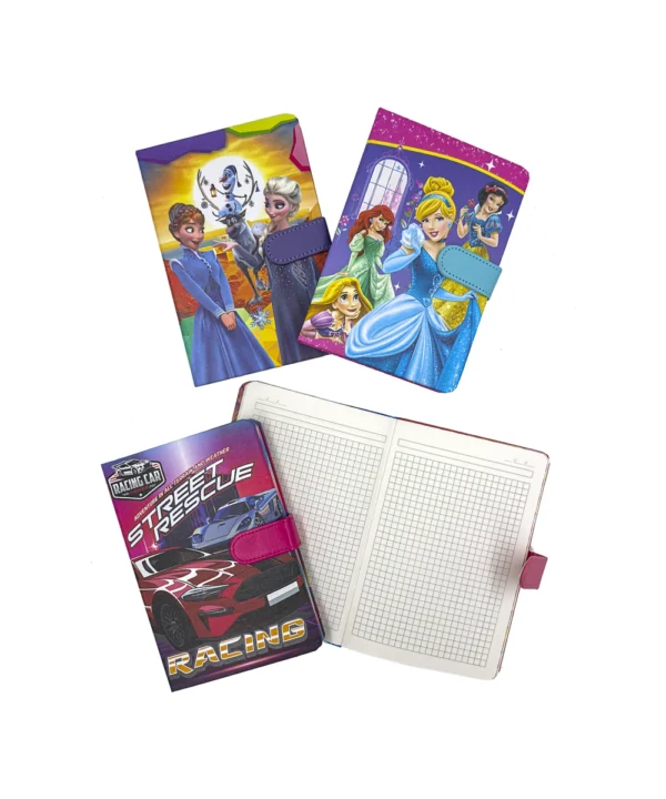 Agenda de notas con broche surtida X 12 unidades