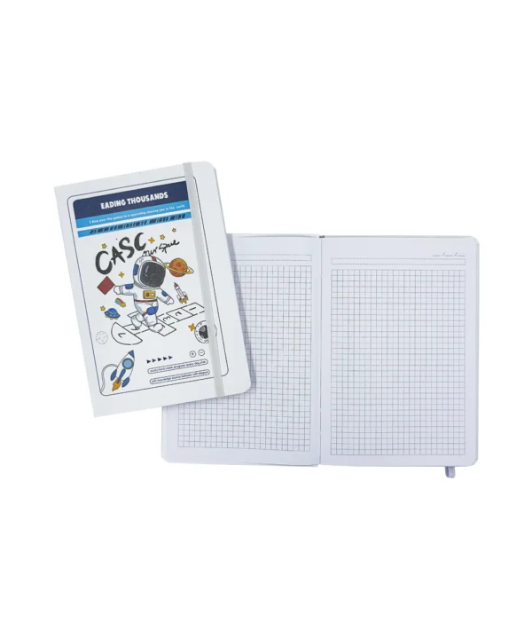 Agenda de notas con caucho astronautas X 12 unidades