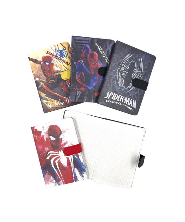 Agenda de notas con broche Superhéroe