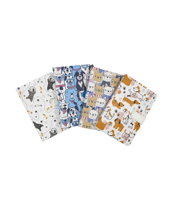 Agenda de notas con broche perros X 12 unidades