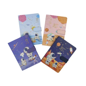 Agenda de notas con broche astronauta X 12 unidades