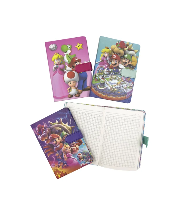 Agenda de notas con broche Mario B