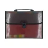 Folder negro carta 12 bolsillos X Unidad