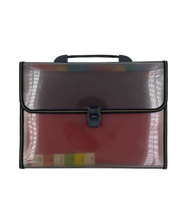 Folder negro carta 12 bolsillos X Unidad