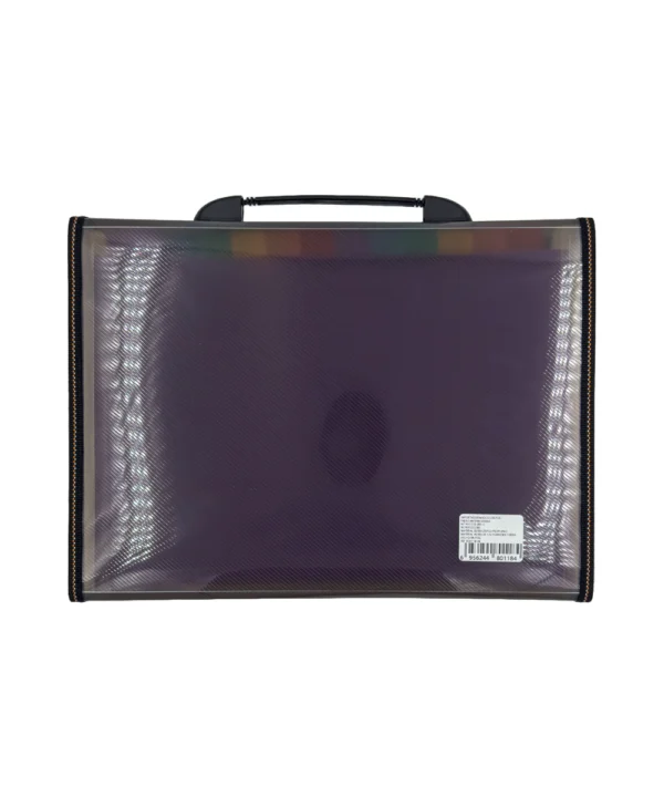Folder negro carta 12 bolsillos X Unidad