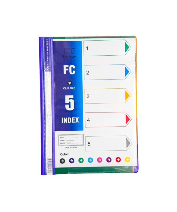 Hojas índice X 12 unidades