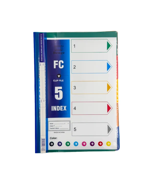 Hojas índice X 12 unidades