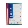 Hojas índice X 12 unidades