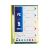Hojas índice X 12 unidades