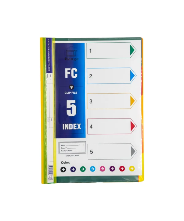 Hojas índice X 12 unidades