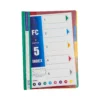Hojas índice X 12 unidades