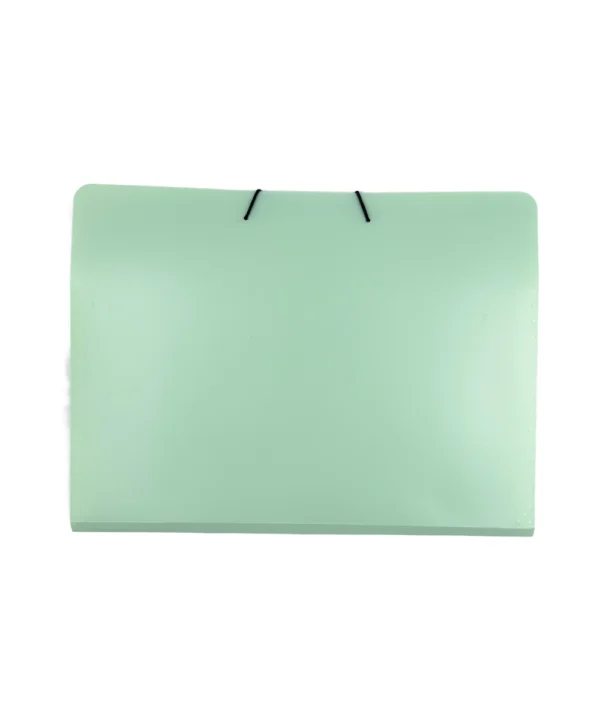 Sobre plástico colores carta 12 bolsillos