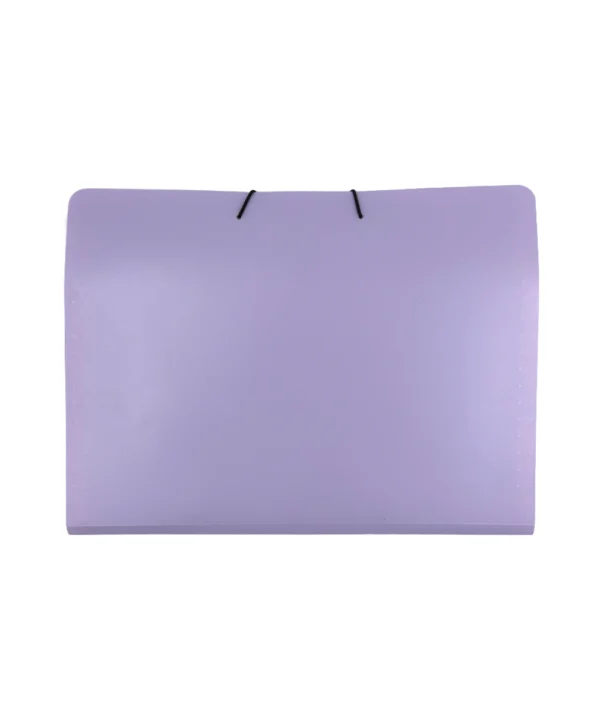 Sobre plástico colores carta 12 bolsillos