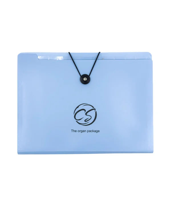 Sobre plástico colores carta 12 bolsillos