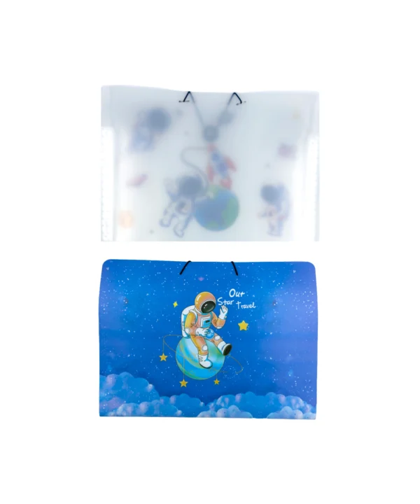 BG3165_2 Sobre plástico astronautas carta 7 bolsillos