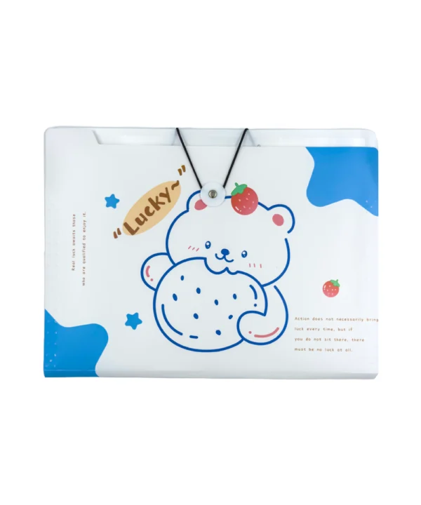 Sobre plástico Osos carta 12 bolsillos