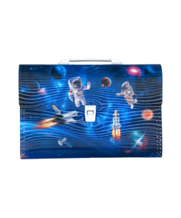 Folder astronautas oficio 12 bolsillos X Unidad