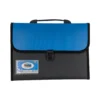 Folder negro tapa color Carta 12 bolsillos X Unidad