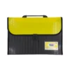 Folder negro tapa color Oficio 12 bolsillos X Unidad