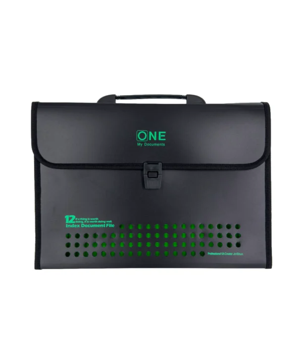 Folder negro color interno X Unidad