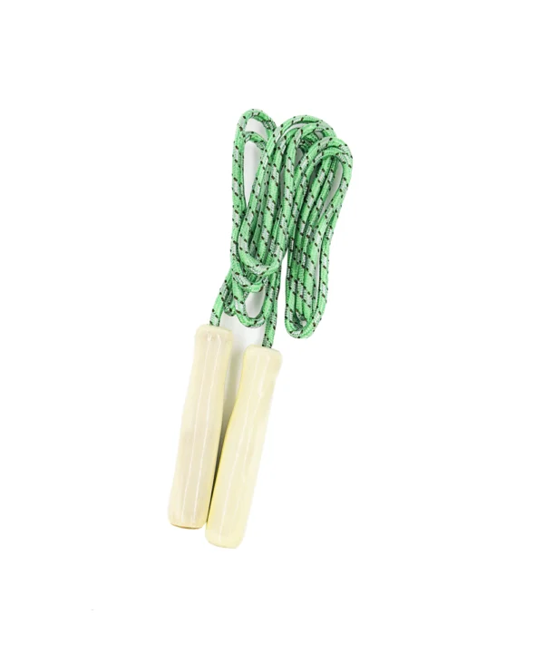 Cuerda para saltar mango madera X Unidad