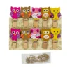 Clip madera surtido X 10 unidades
