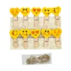 Clip madera surtido X 10 unidades