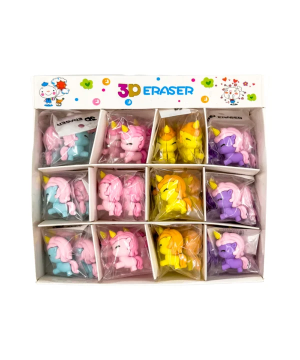 Borrador unicornio X 36 unidades