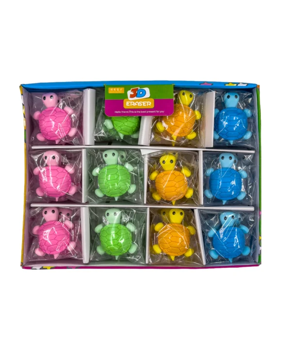 Borrador tortugas X 36 unidades