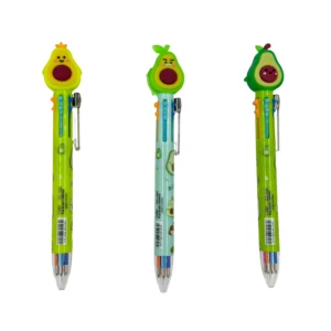 HLL019-4_2 Bolígrafo corto aguacate 6 minas