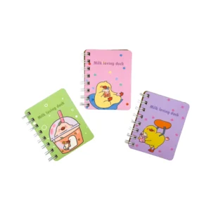 Libreta de notas pato argollada X Unidad