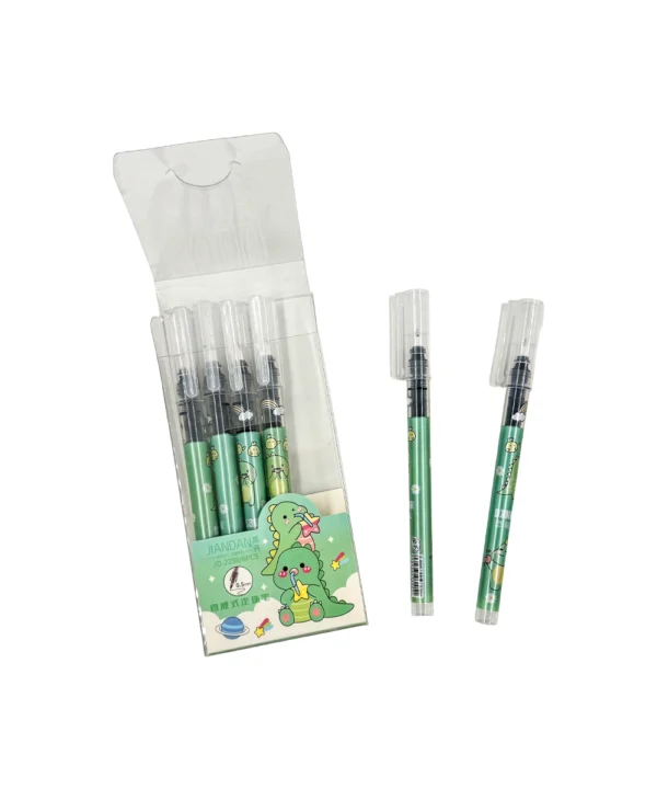 Set X 6 bolígrafos en gel dinosaurio