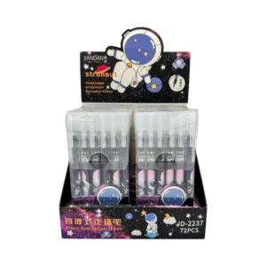 Set X 6 bolígrafos en gel astronauta
