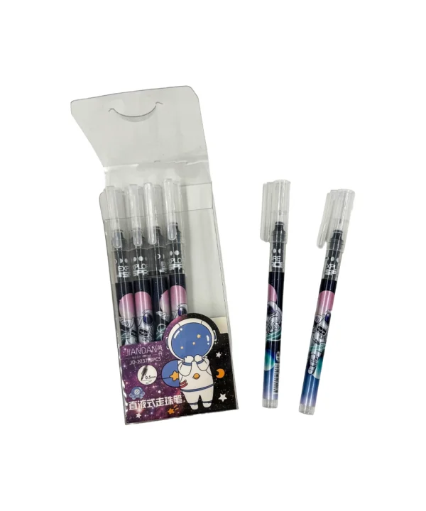 Set X 6 bolígrafos en gel astronauta