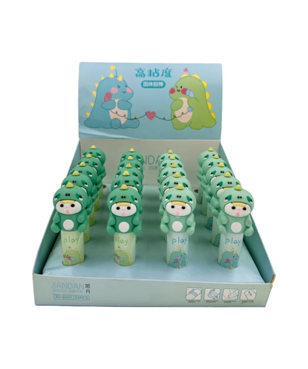 Pegante en barra dinosaurio