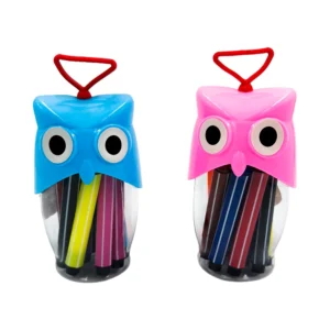 Set X 6 plumones Búho