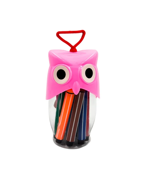 Set X 6 plumones Búho
