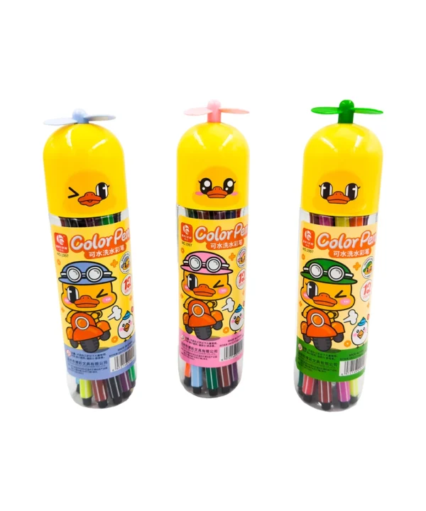 Set X 12 Plumones patos