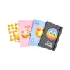 Agenda de notas con caucho emojis rayada X 24 unidades