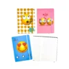 Agenda de notas con caucho emojis rayada X 24 unidades