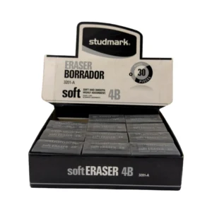Caja X 48  borradores en barra negro