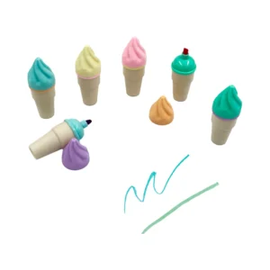 Set X 6 resaltadores helado