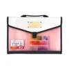 Folder con transparencia Oficio 12 bolsillos X Unidad