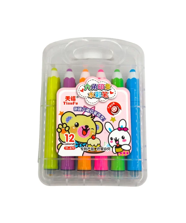 Marcador con sello Set x 12