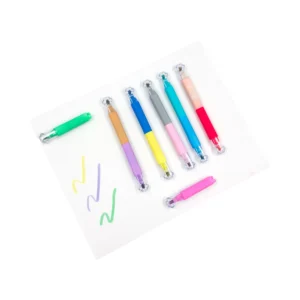 Set X 12 resaltadores doble punta