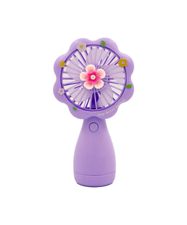 Ventilador flores colores X Unidad