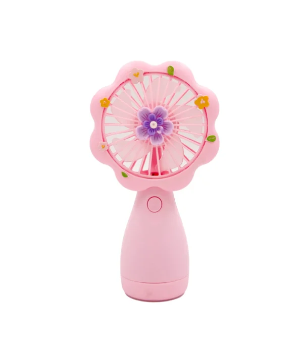 Ventilador flores colores X Unidad