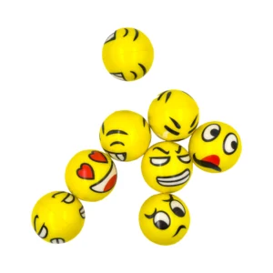 Pelota antiestrés emoji X 12 unidades