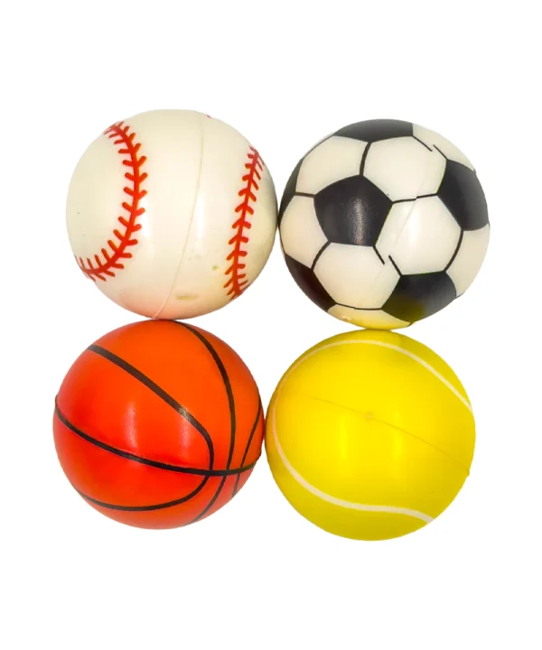 Pelota antiestrés deportes X 12 unidades